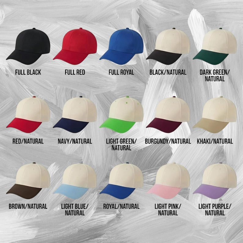 Colorful Pastel Quote 3D Embroidered Baseball Cap: What A Lovely Day Hat
